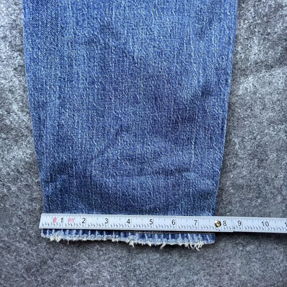 Silver Jeans Co Womens 31 Frisco Straight Western Glove Works Stretch Ripped - Picture 8 of 10